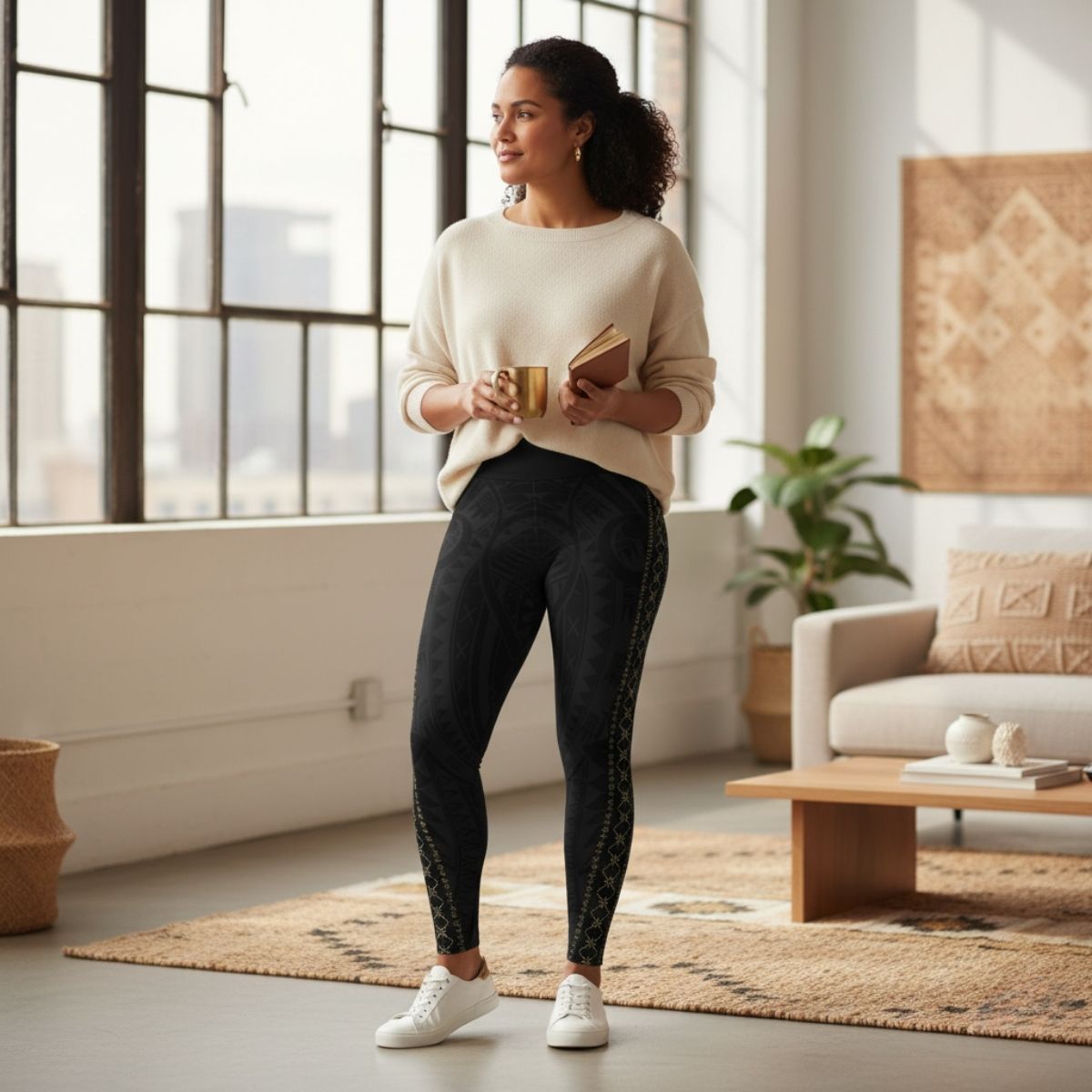 IslandPlus - 2XL to 6XL Leggings - Malu - AU/NZ/USA - The Koko Samoa