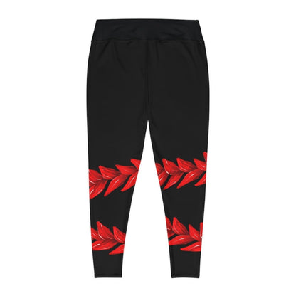 IslandPlus - 2XL to 6XL Leggings - Ula Fala - AU/NZ/USA - The Koko Samoa