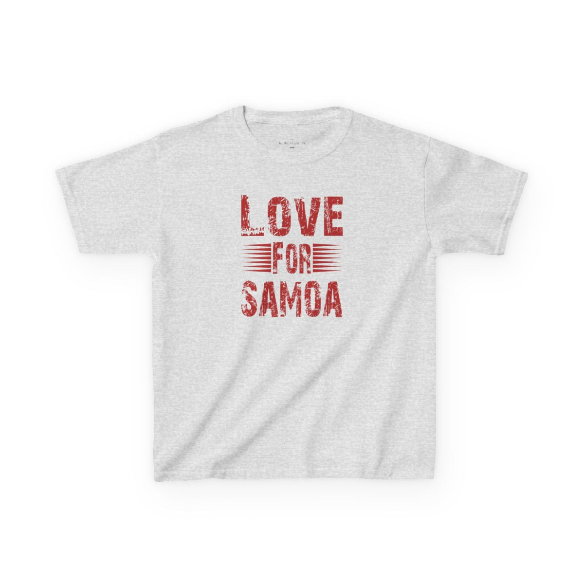 Kids Heavy Cotton Tee - Love for Samoa - AU/NZ - The Koko Samoa