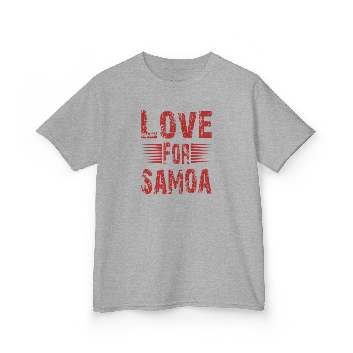 Kids Heavy Cotton Tee - Love for Samoa - AU/NZ - The Koko Samoa