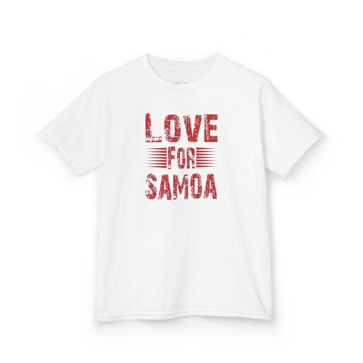Kids Heavy Cotton Tee - Love for Samoa - AU/NZ - The Koko Samoa
