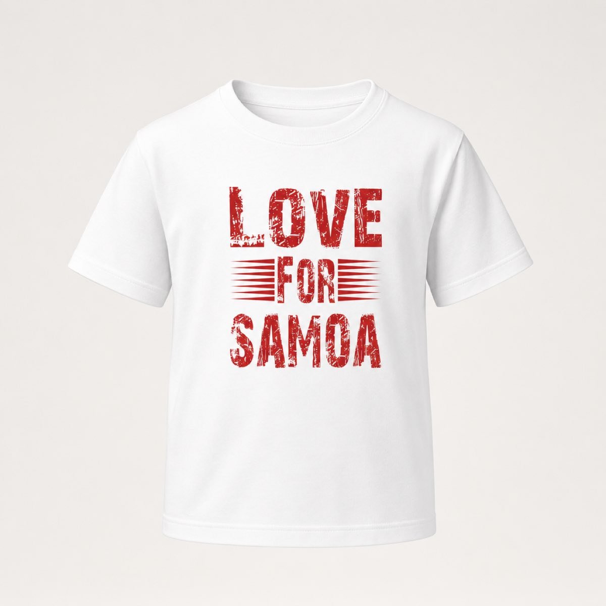 Kids Heavy Cotton Tee - Love for Samoa - AU/NZ - The Koko Samoa