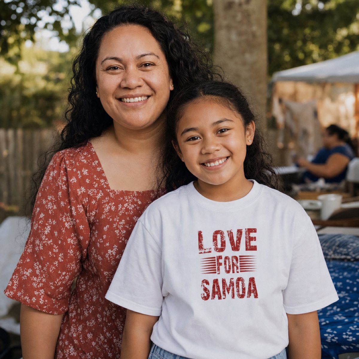 Kids Heavy Cotton Tee - Love for Samoa - AU/NZ - The Koko Samoa