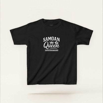 Kids Heavy Cotton Tee - Samoan Queen - AU/NZ - The Koko Samoa