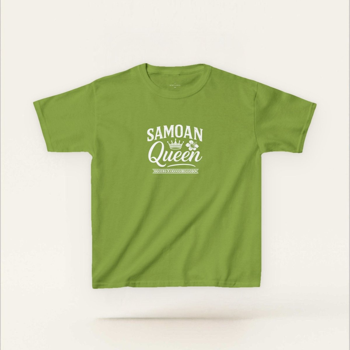 Kids Heavy Cotton Tee - Samoan Queen - AU/NZ - The Koko Samoa