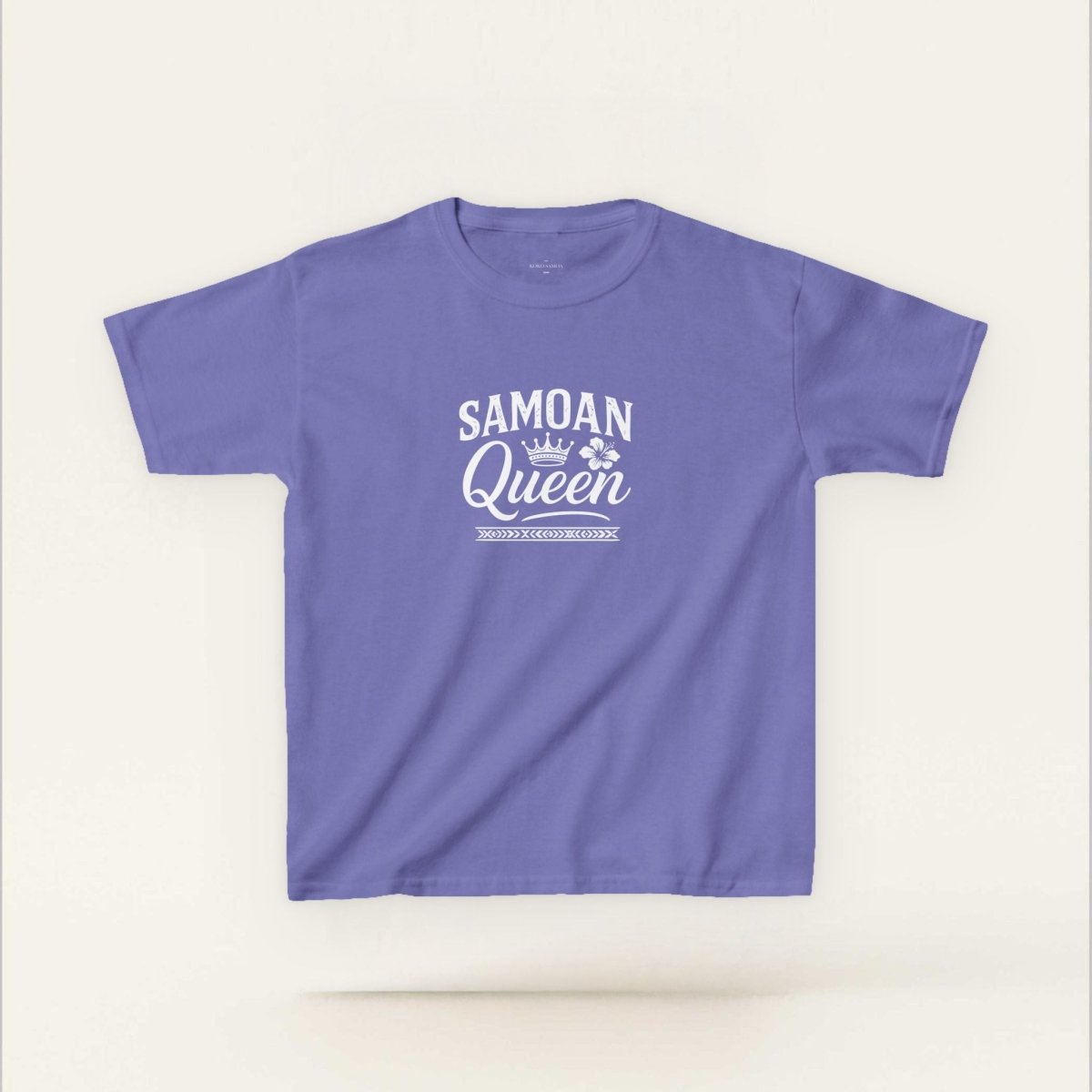 Kids Heavy Cotton Tee - Samoan Queen - AU/NZ - The Koko Samoa