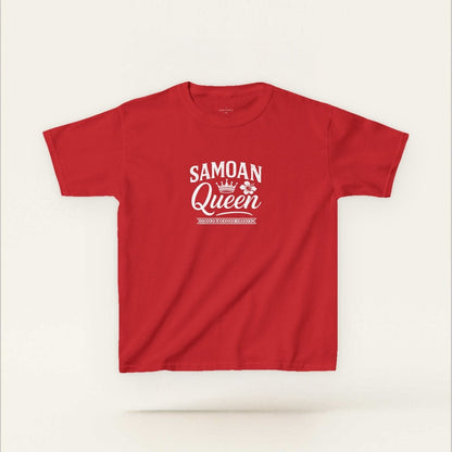 Kids Heavy Cotton Tee - Samoan Queen - AU/NZ - The Koko Samoa
