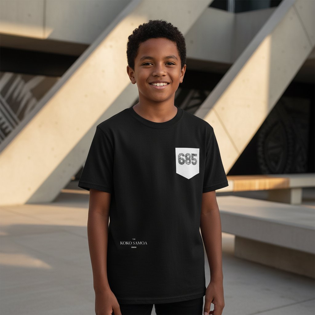 Kids Tee - 685 Pocket - AU/NZ/USA - The Koko Samoa