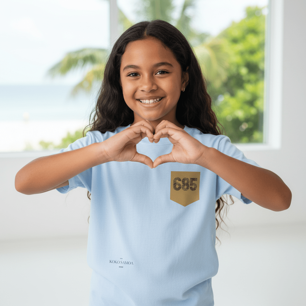 Kids Tee - 685 Pocket - AU/NZ/USA - The Koko Samoa