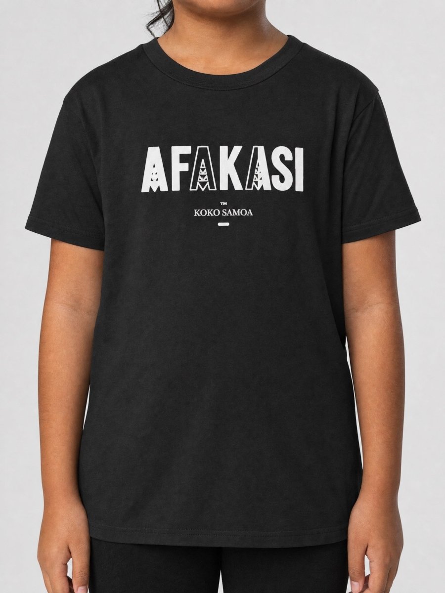 Kids Tee - Afakasi - AU/NZ/USA - The Koko Samoa