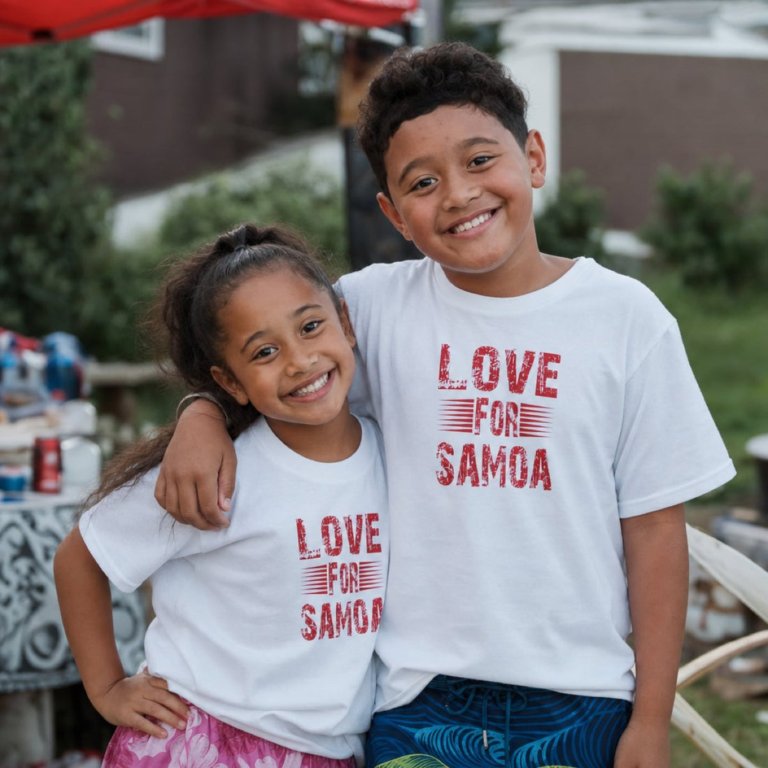 Kids Tee - Love for Samoa - AU/NZ/USA - The Koko Samoa