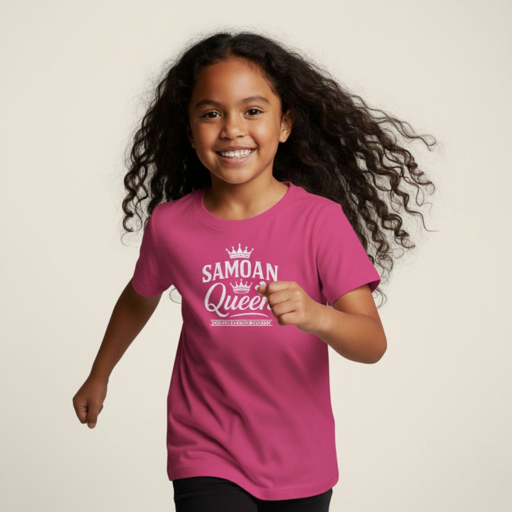 Kids Tee - Samoan Queen - AU/NZ/USA - The Koko Samoa