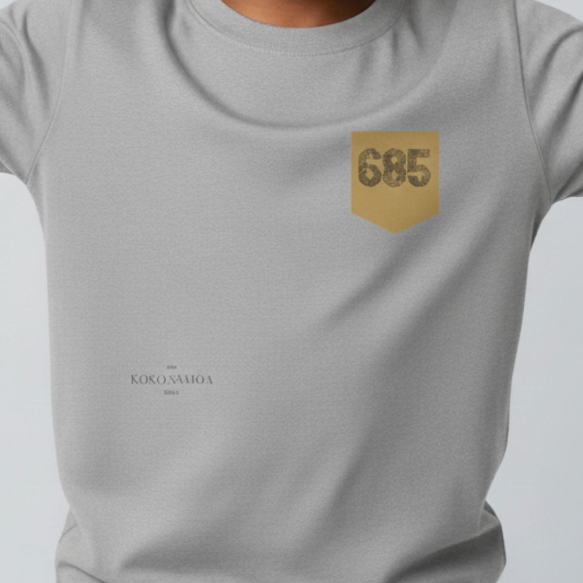 Kids Unisex Cotton Tee - 685 Pocket - USA - The Koko Samoa