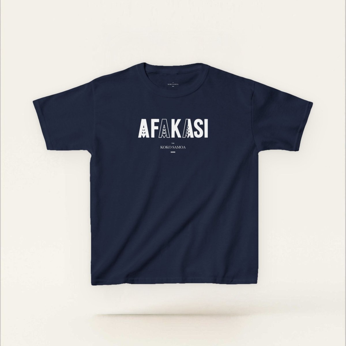 Kids Unisex Cotton Tee - Afakasi - AU/NZ - The Koko Samoa