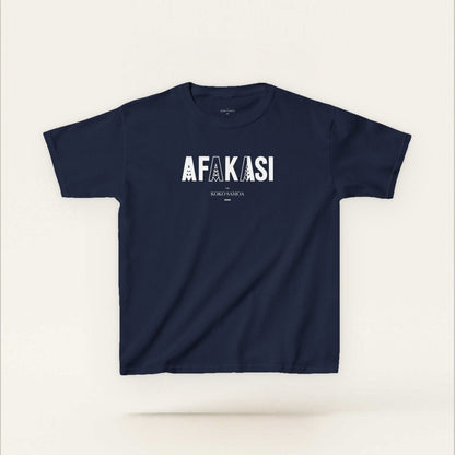 Kids Unisex Cotton Tee - Afakasi - AU/NZ - The Koko Samoa