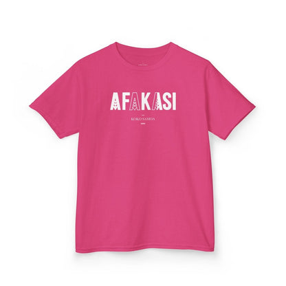 Kids Unisex Cotton Tee - Afakasi - AU/NZ - The Koko Samoa