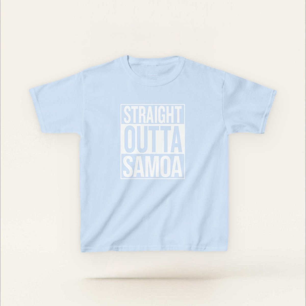 Kids Unisex Cotton Tee - Straight Outta Samoa - AU/NZ - The Koko Samoa