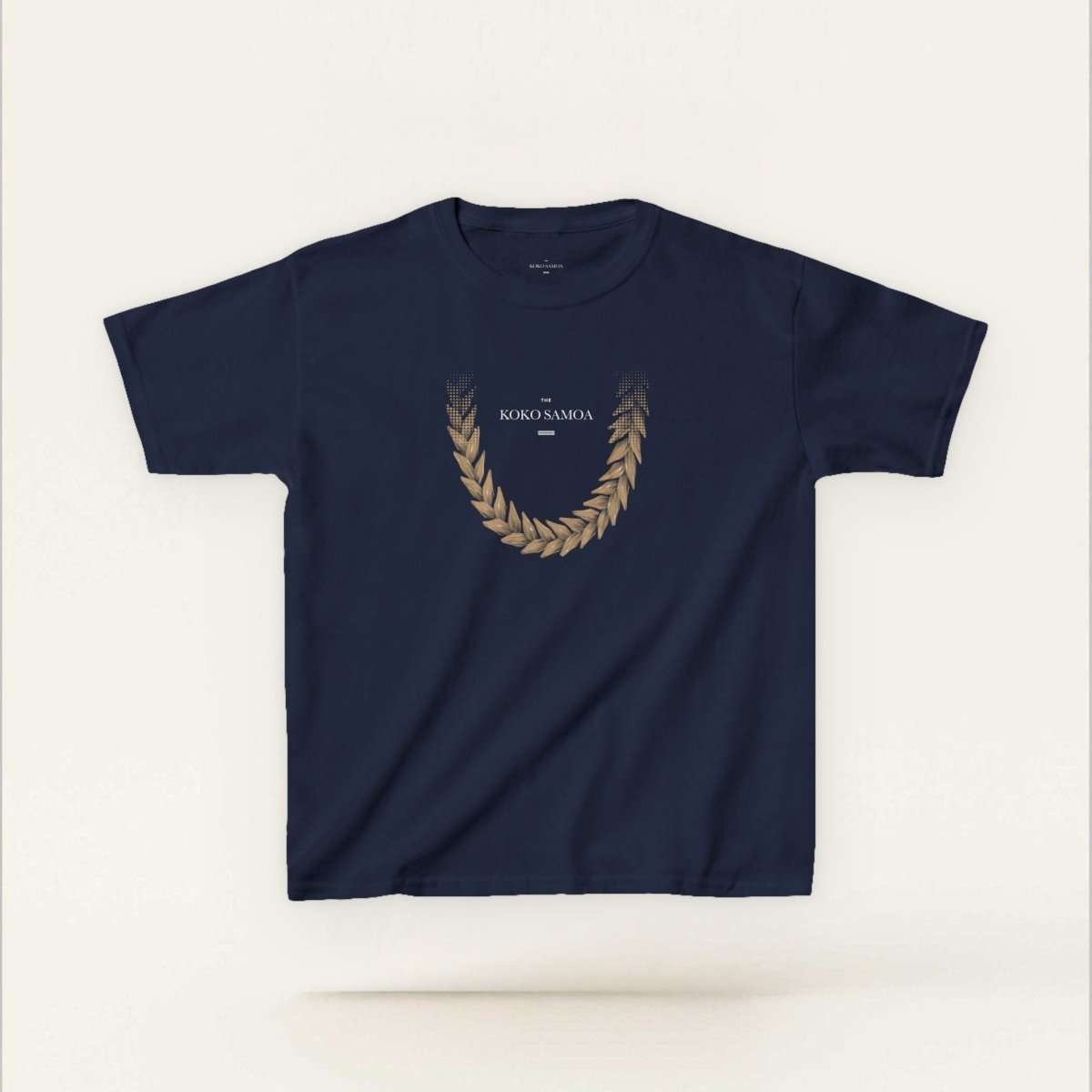 Kids Unisex Cotton Tee - Ula Fala Brown - AU/NZ - The Koko Samoa