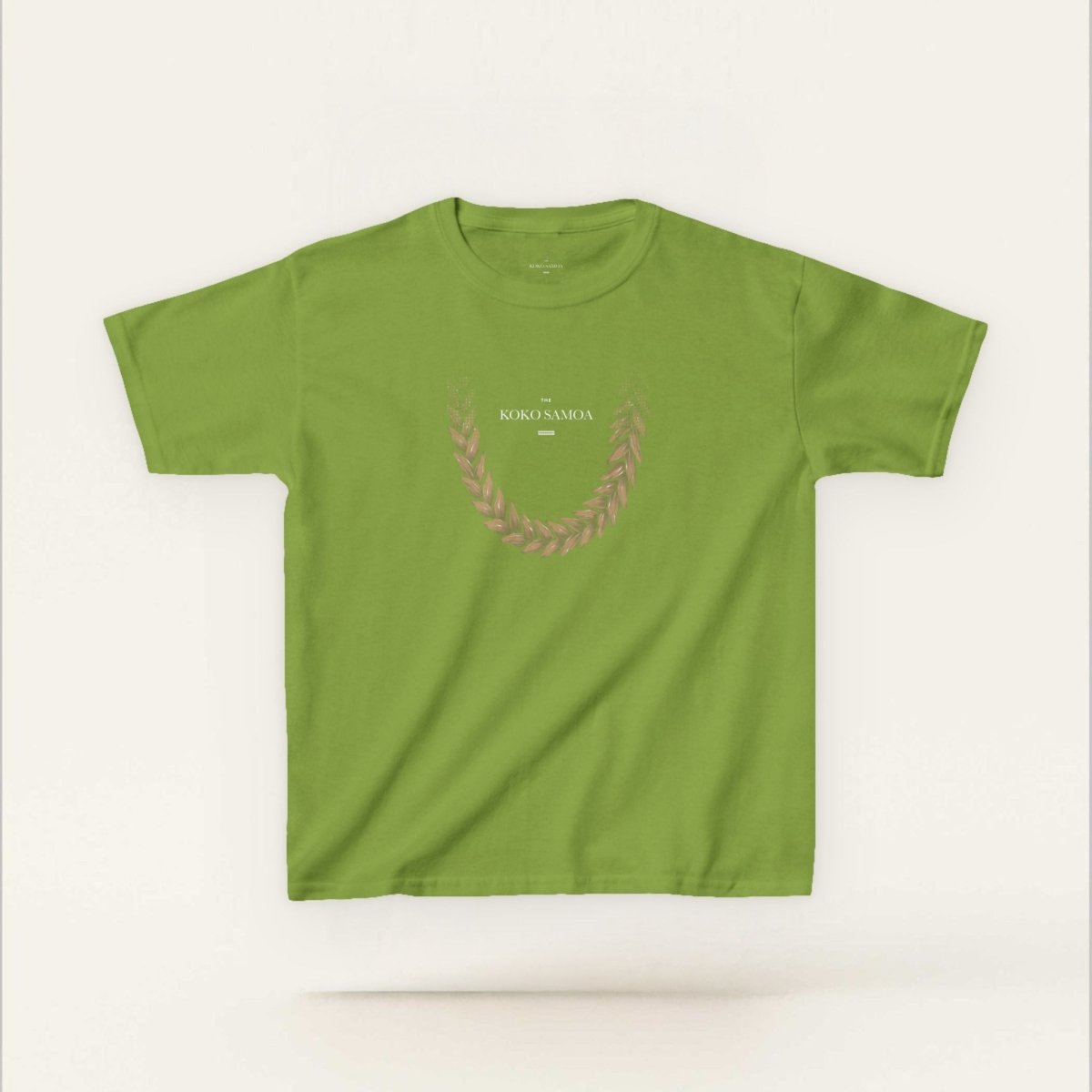 Kids Unisex Cotton Tee - Ula Fala Brown - AU/NZ - The Koko Samoa