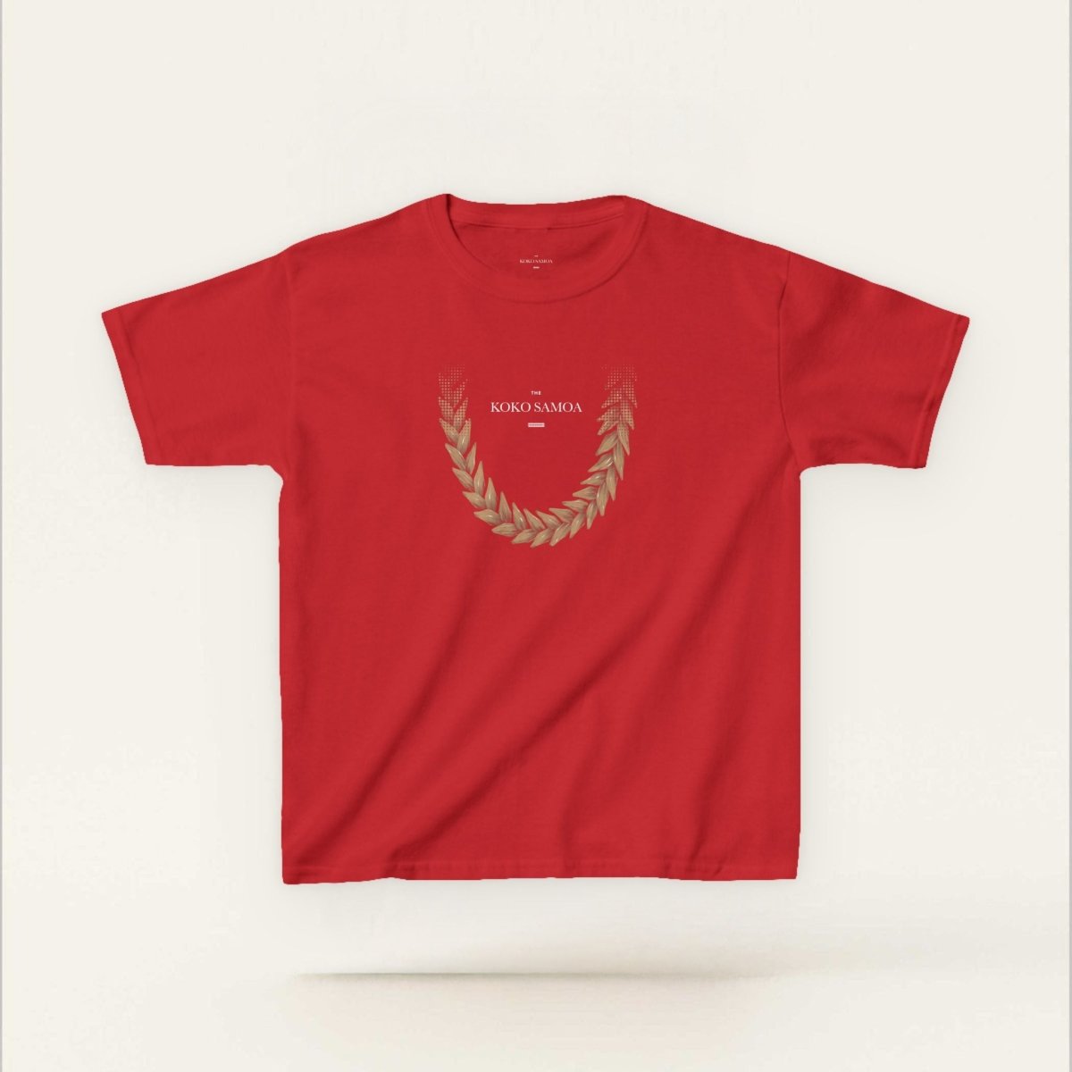 Kids Unisex Cotton Tee - Ula Fala Brown - AU/NZ - The Koko Samoa