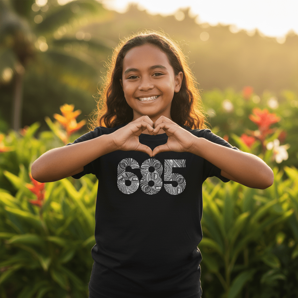 685 kids tee, The Koko Samoa