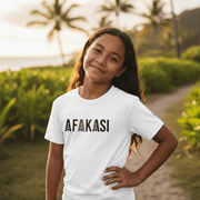 Kids Unisex Tee - Afakasi - USA - The Koko Samoa