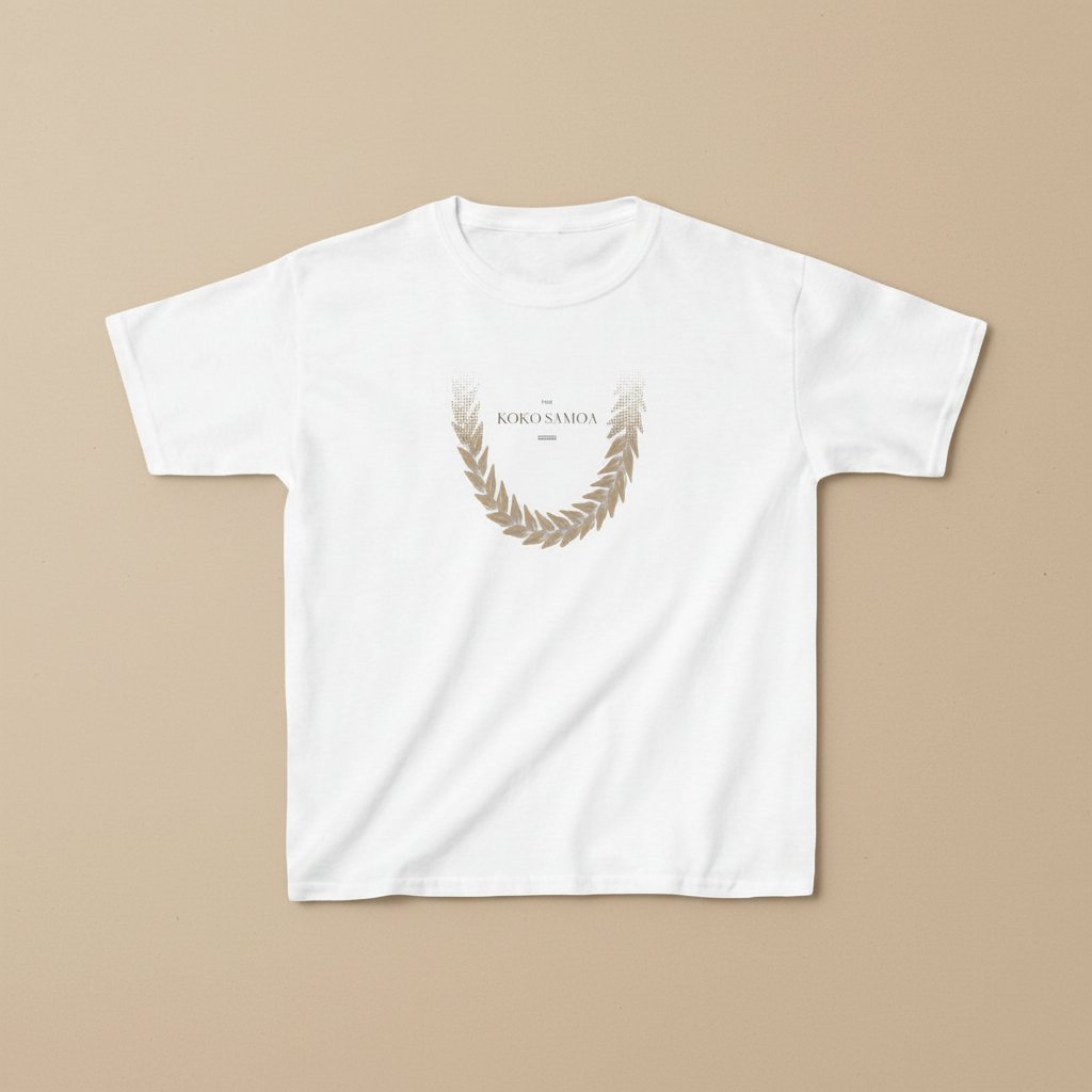 Kids Unisex Tee - Ula Fala Brown - AU/NZ - The Koko Samoa