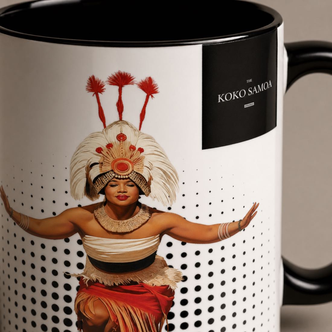 LimaLuxe™ 325ml Mug - Taupou - AU/NZ - The Koko Samoa