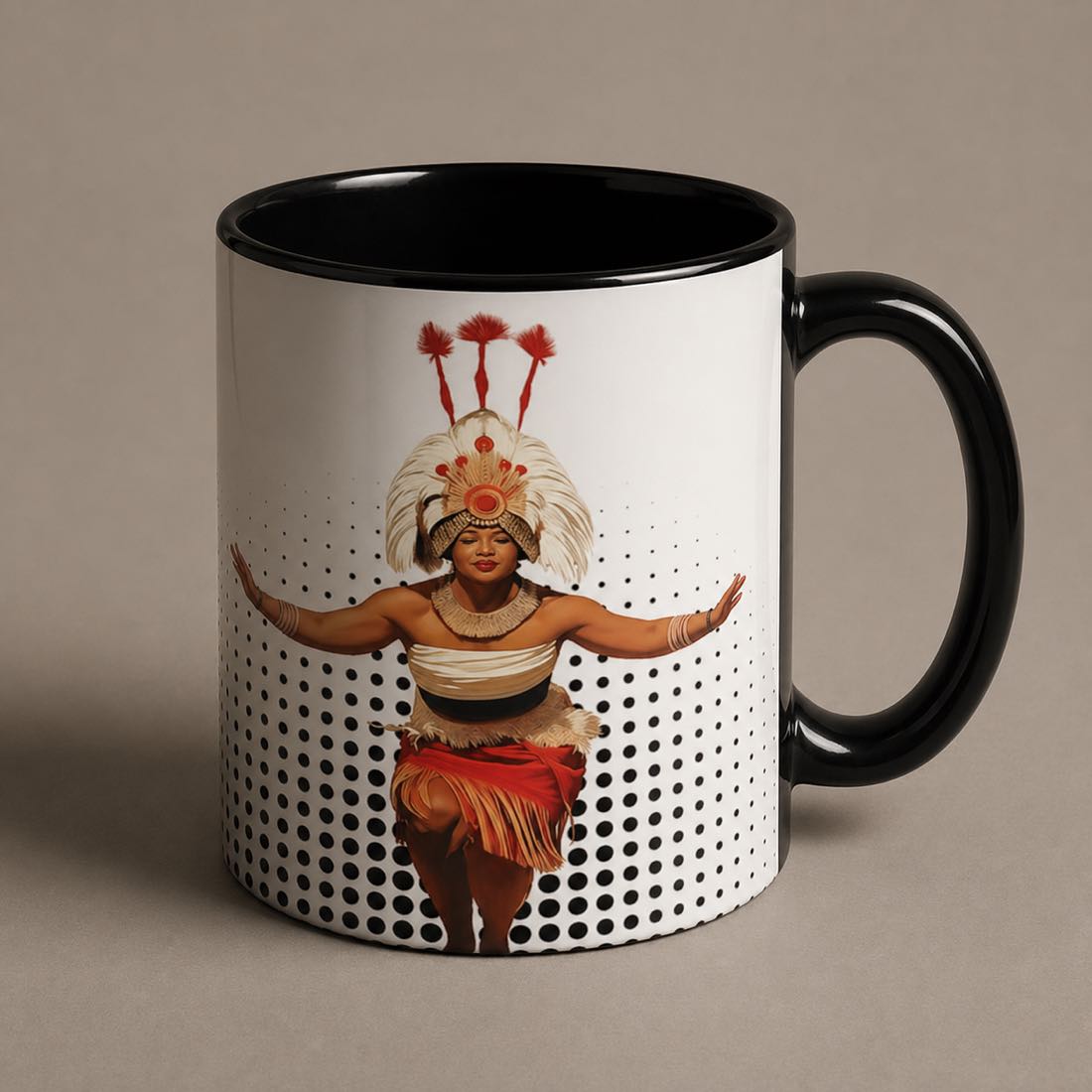 LimaLuxe™ 325ml Mug - Taupou - AU/NZ - The Koko Samoa