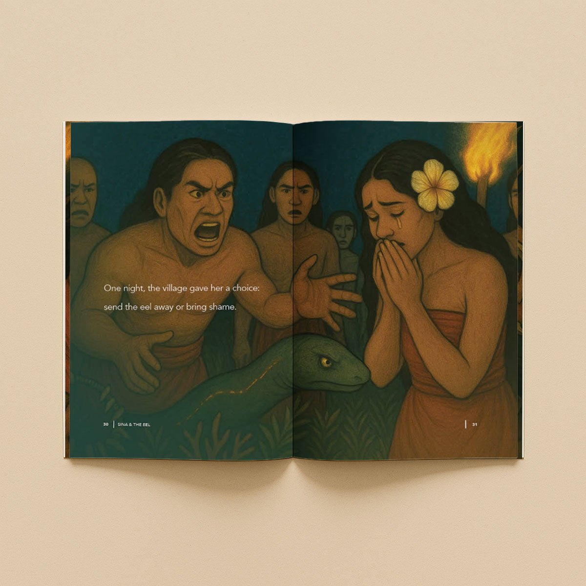 Softcover Book - Sina & The Eel - AU/NZ/USA - The Koko Samoa