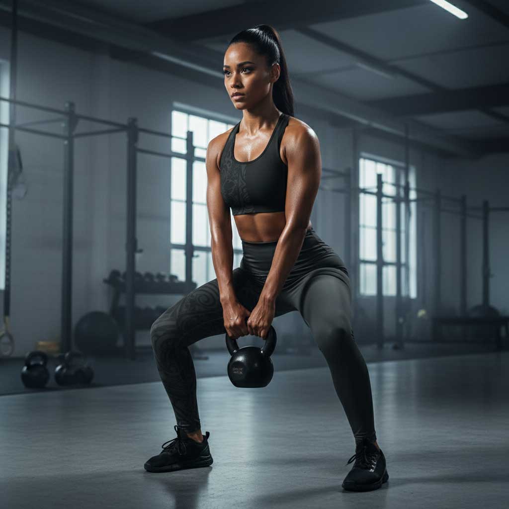 IslandCurvy - 2XL to 6XL Leggings - Bloom Dark - AU/NZ