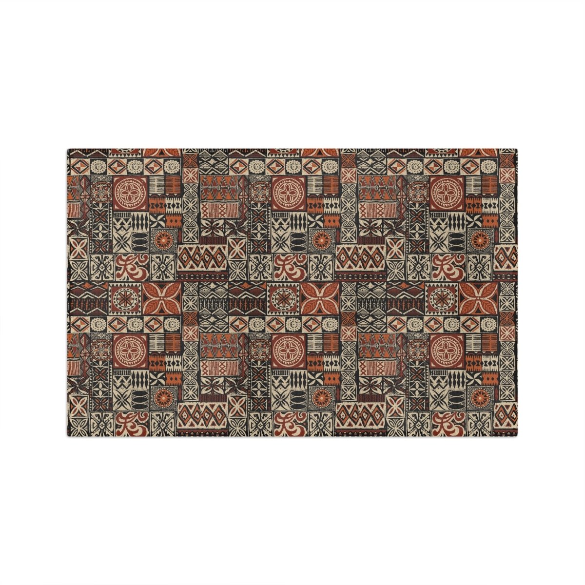 Microfiber tea towel featuring Elei pattern, home decor by District Photo, with vibrant design in AU/NZ/USA market.
