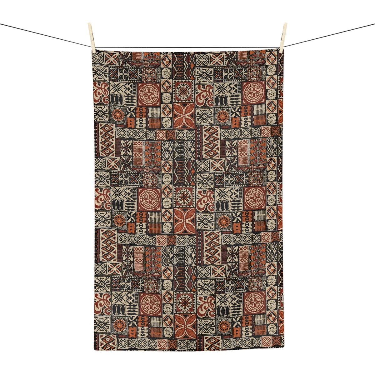 Microfiber tea towel from Elei by District Photo, featuring vibrant tropical design, ideal for home decor in AU, NZ, and USA.