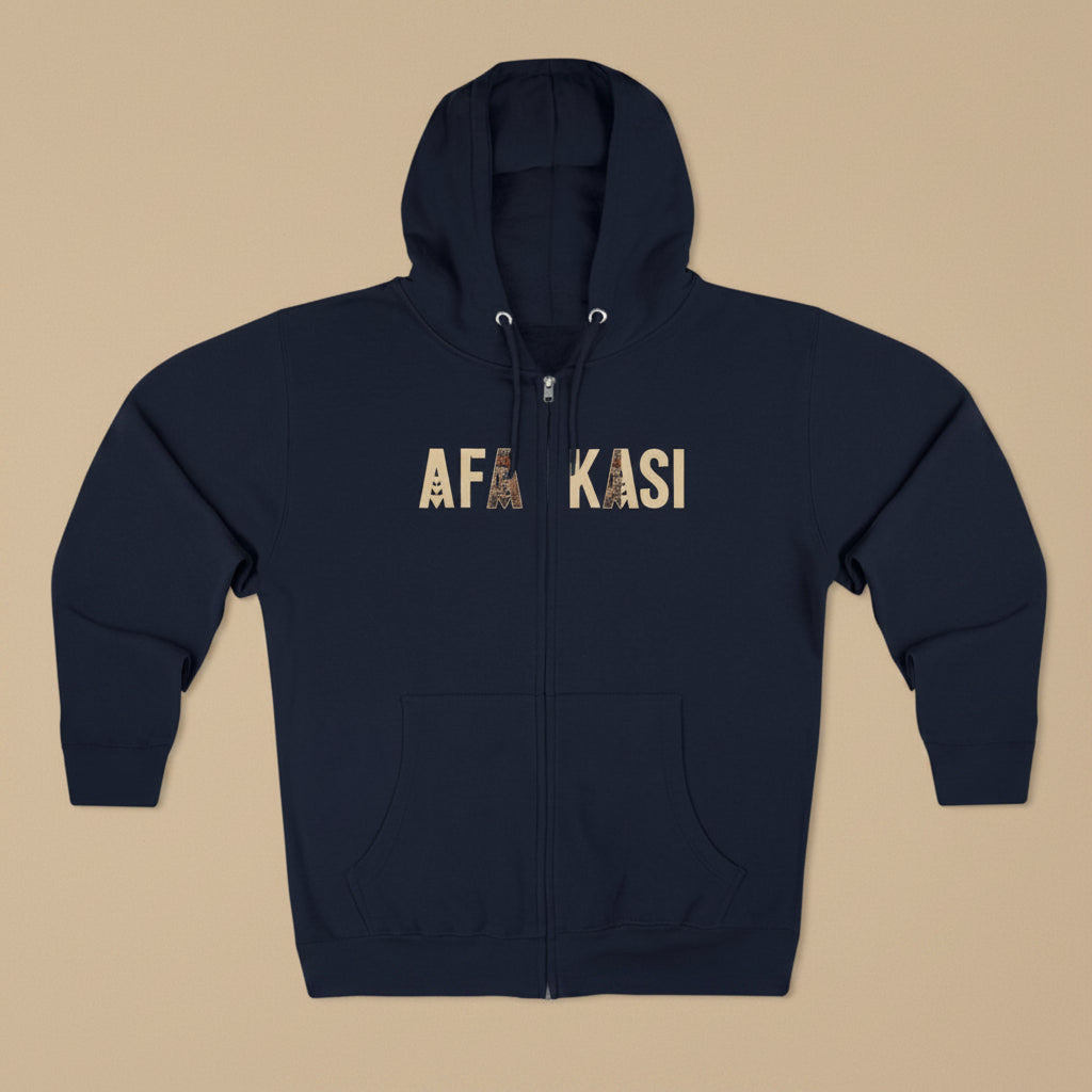 Unisex Zip Hoodie - AFAKASI - AU/NZ/USA – The Koko Samoa