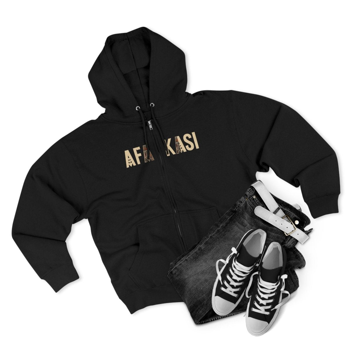 Unisex Zip Hoodie - AFAKASI - AU/NZ/USA – The Koko Samoa