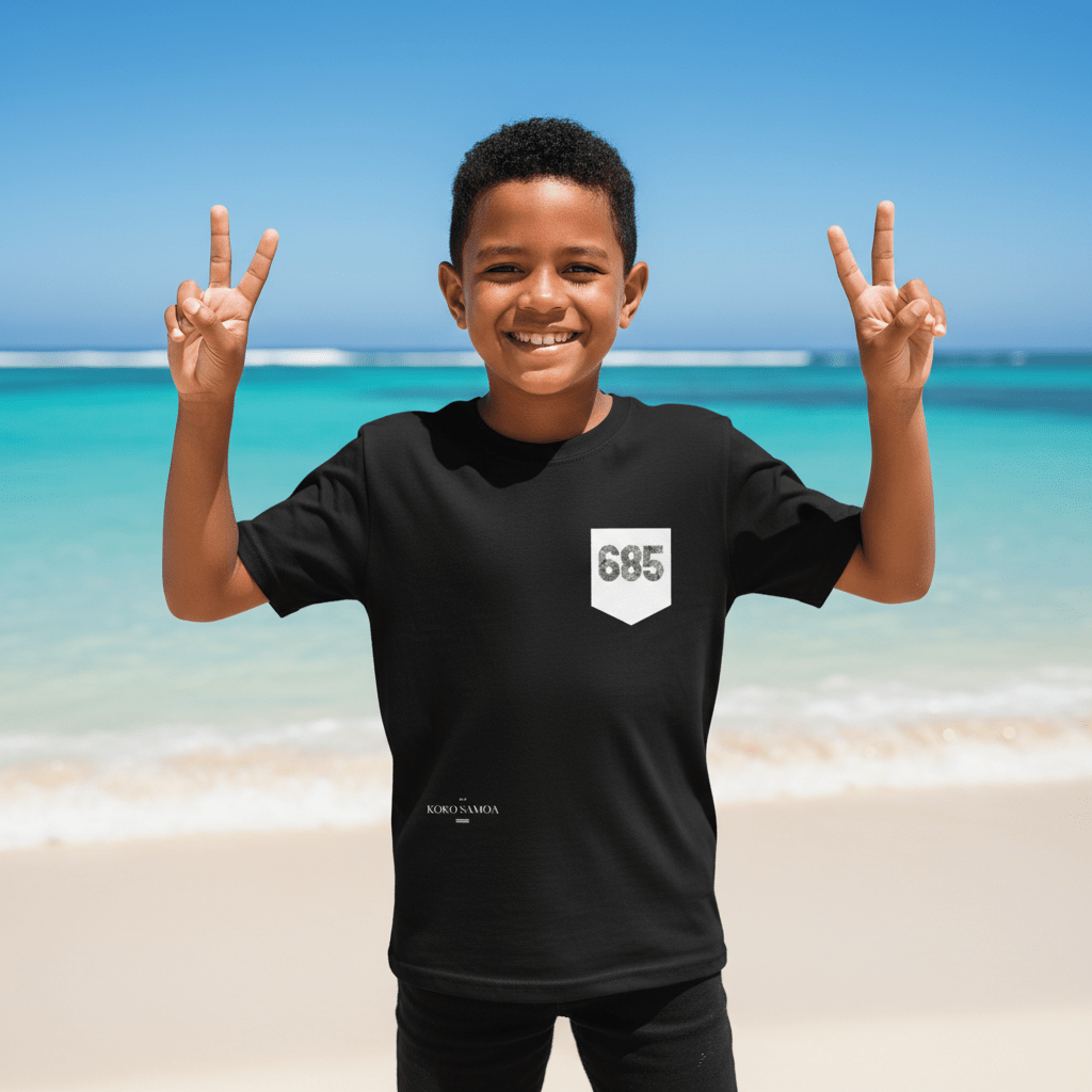 Kids Unisex Tee - 685 Pocket - USA - The Koko Samoa