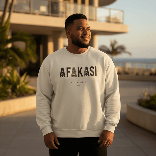 Unisex Heavy Sweatshirt - Afakasi - Personalized - USA - The Koko Samoa