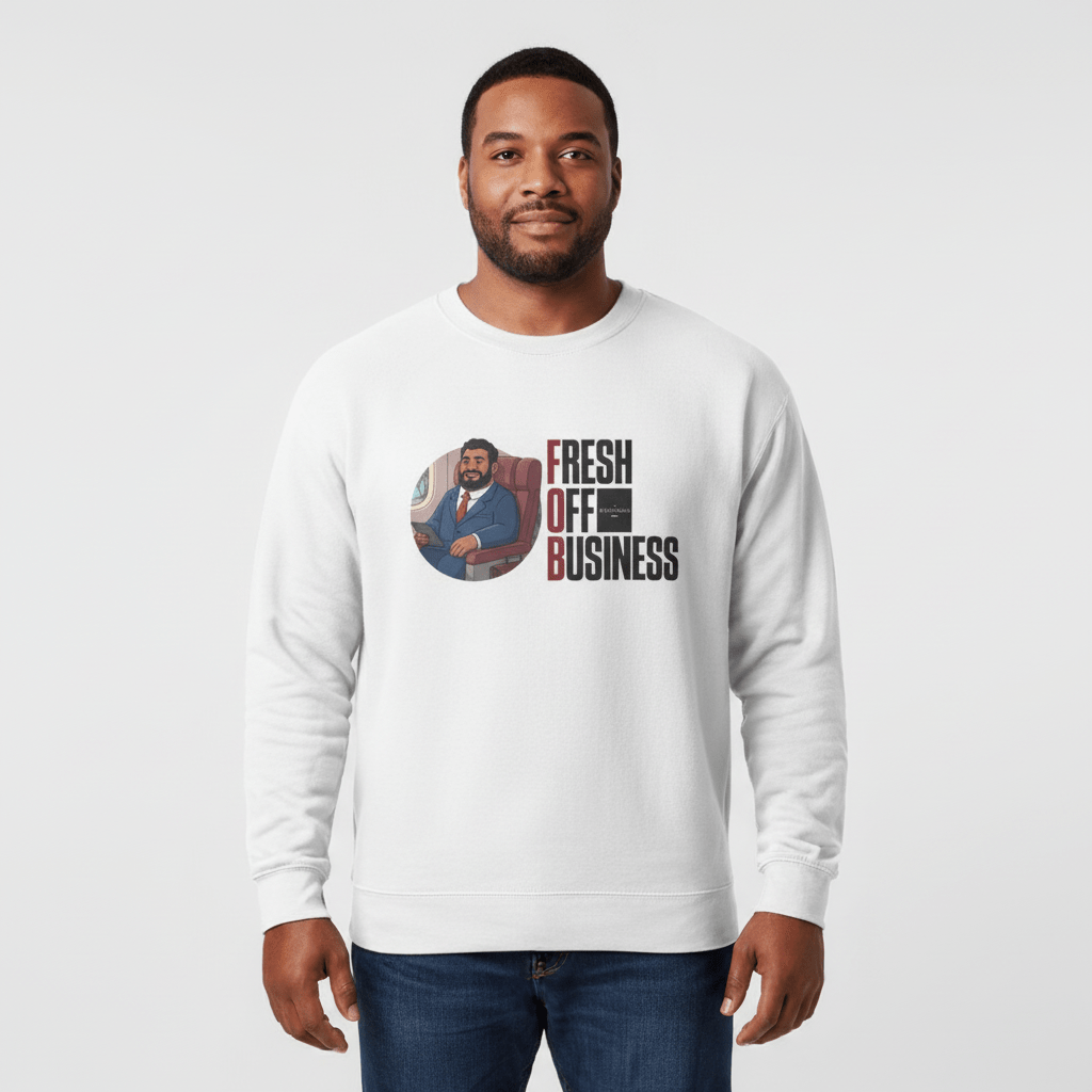 Unisex heavy sweatshirt by The Print Bar featuring a personalized monster digital design on ash-colored fabric.