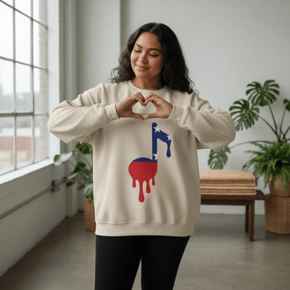 Unisex Heavy Sweatshirt - Samoan Note - Personalized - USA - The Koko Samoa