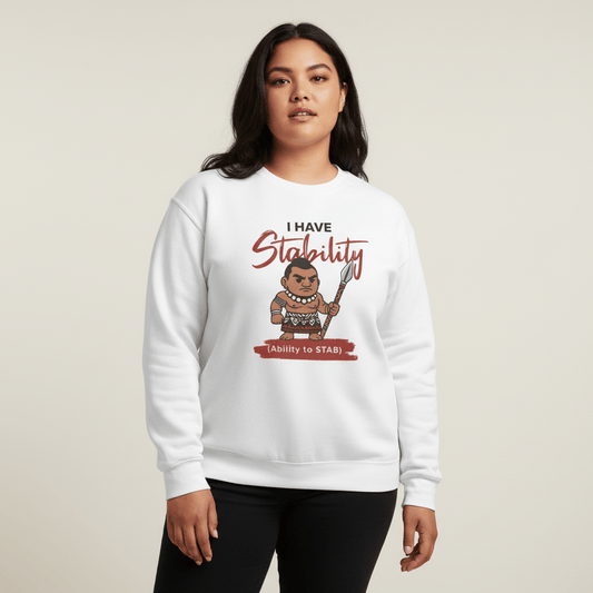 Unisex Heavy Sweatshirt - Stability - Personalized - USA - The Koko Samoa