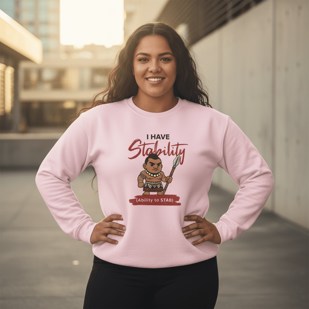 Unisex heavy sweatshirt from The Print Bar featuring a monster digital print on ash-colored fabric.