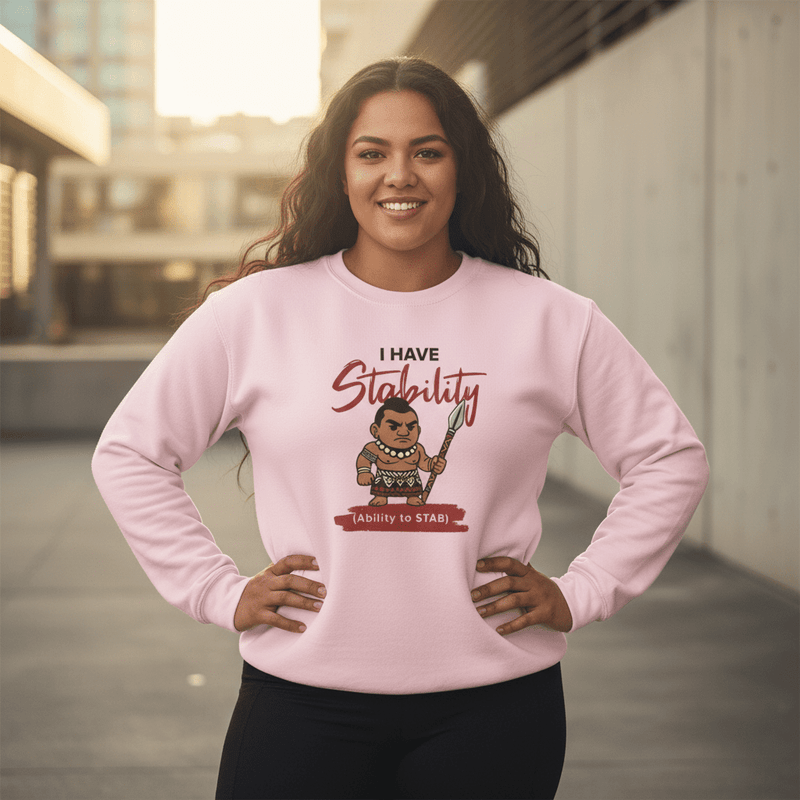 Unisex Heavy Sweatshirt - Stability - Personalized - USA - The Koko Samoa