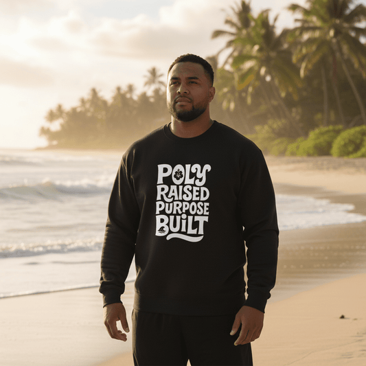 Unisex Heavy Sweatshirt - Poly Raised - Personalized - USA - The Koko Samoa