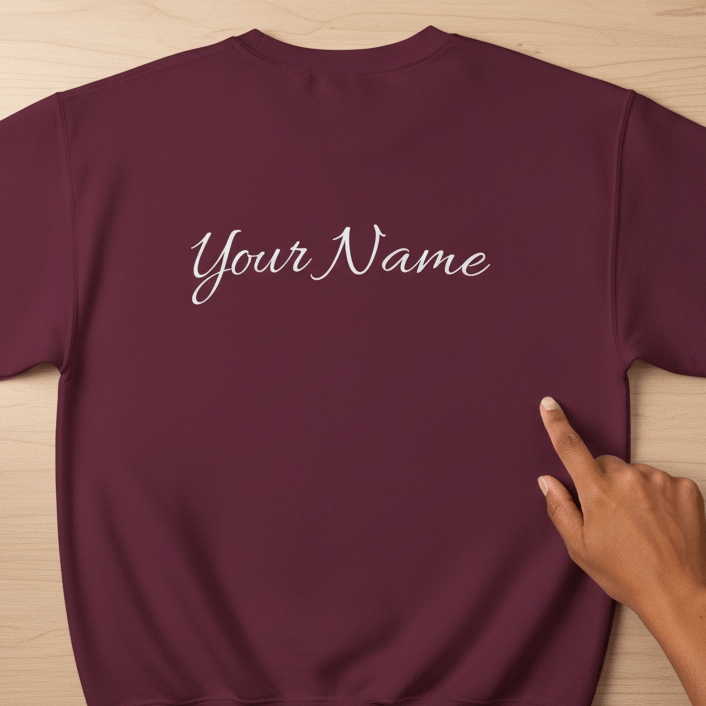 Unisex heavy sweatshirt by Monster Digital in dark heather with personalized therapy design, suitable for casual wear.