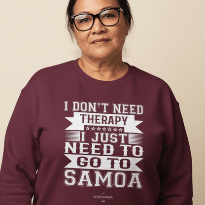 Unisex Heavy Sweatshirt - Therapy - Personalized - USA - The Koko Samoa