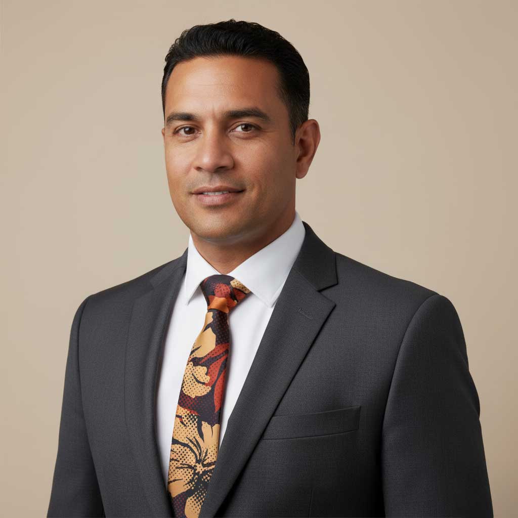 Lalomanu necktie, stylish accessory in one size, featuring vibrant patterns for AU, NZ, and US markets.