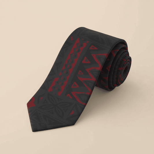 Necktie - Red Elei - AU/NZ/USA - The Koko Samoa