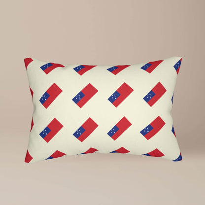 Lumbar Pillow - Samoan Flag - The Koko Samoa