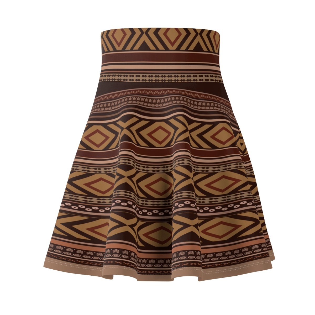 Women's skater skirt, in Siapo print, featuring a casual fit and versatile style for AU, NZ, and US sizes.