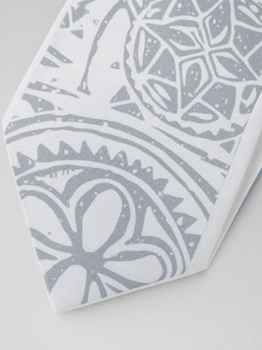 Necktie - White Sunday - The Koko Samoa